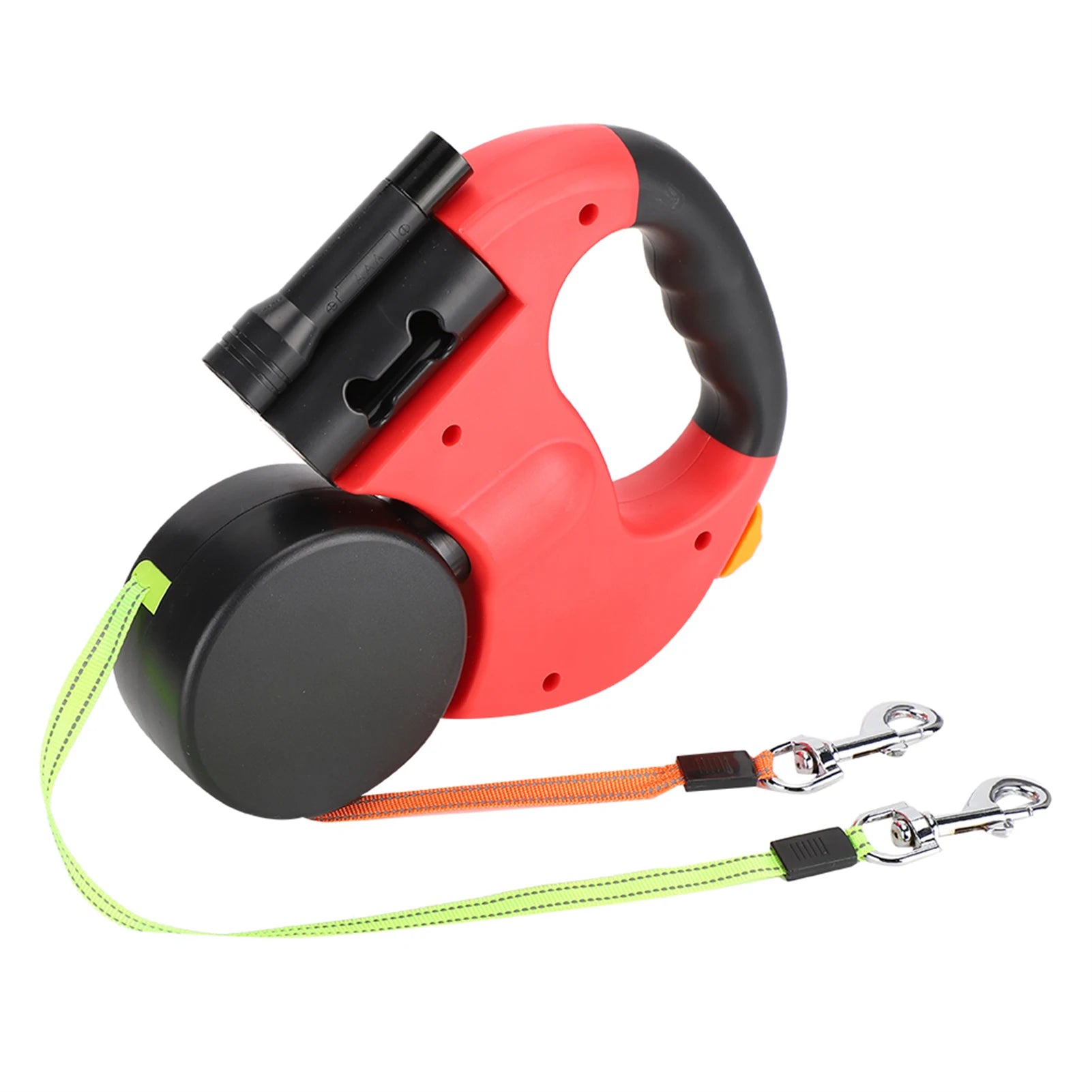 Automatic Retractable Pet Leash – Dual-Head Lead with LED Light for Dogs & Cats
