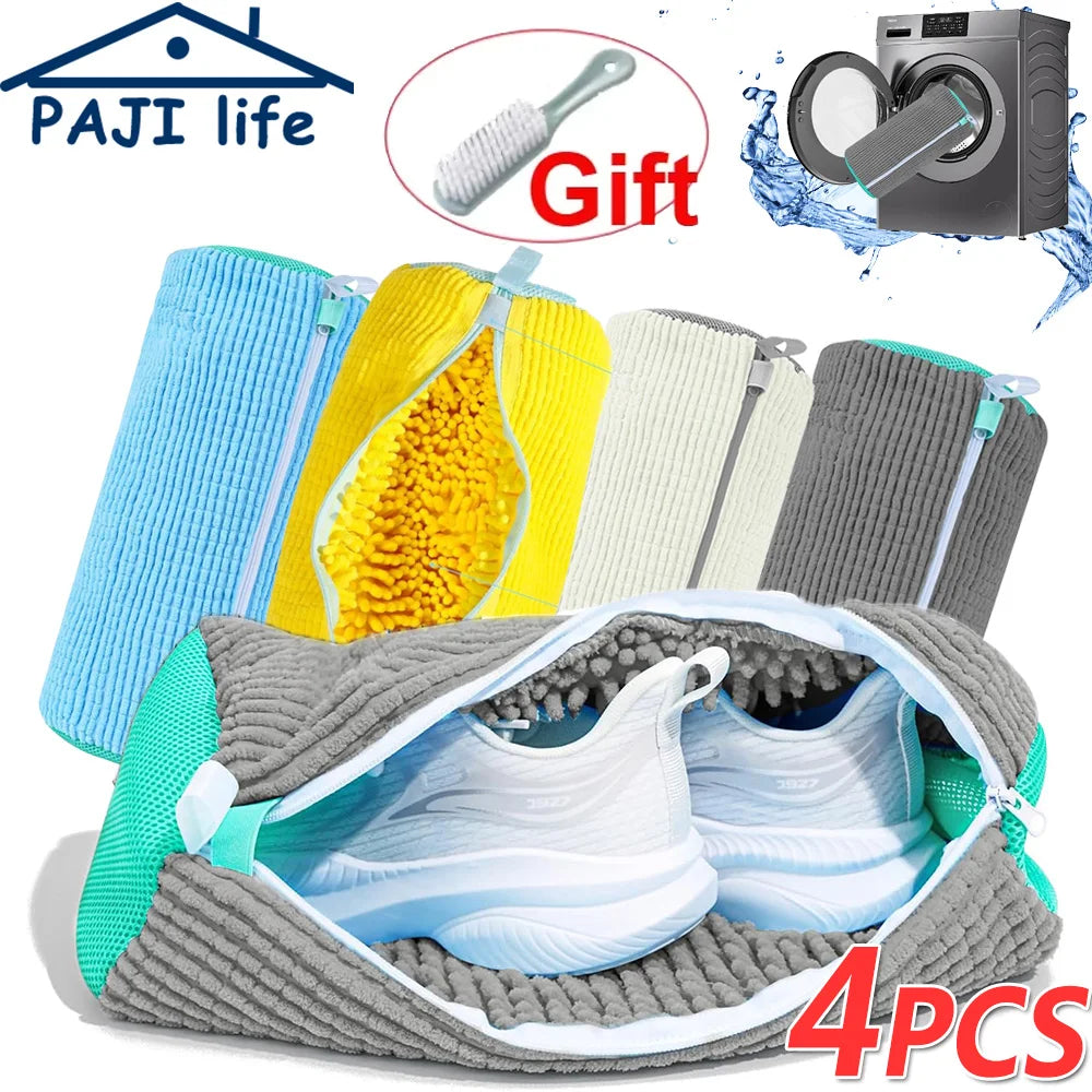 Shoe Washing Machine Bag – Reusable Mesh Laundry Bag for Sneakers, Tennis Shoes & All Sizes