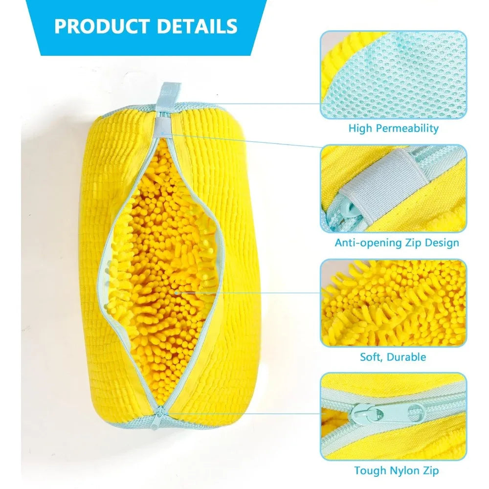 Shoe Washing Machine Bag – Reusable Mesh Laundry Bag for Sneakers, Tennis Shoes & All Sizes