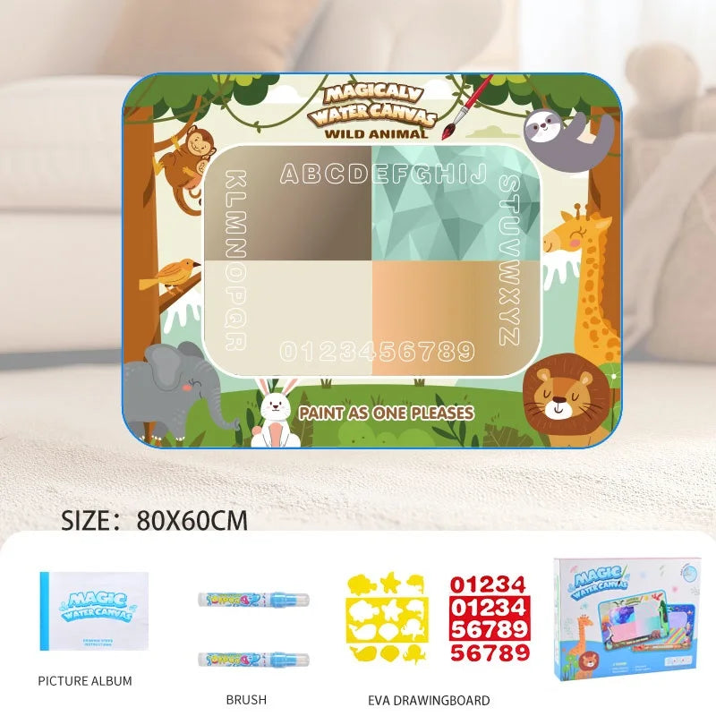 Magic Water Doodle Mat – Kids Painting & Drawing Toy, Educational Gift for Toddlers, Boys & Girls