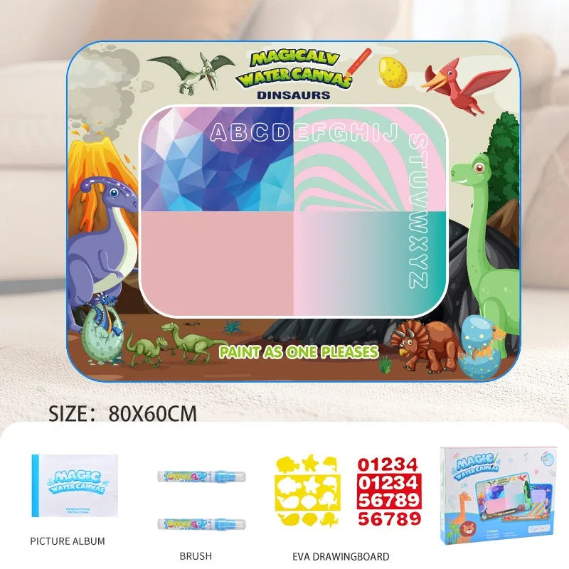 Magic Water Doodle Mat – Kids Painting & Drawing Toy, Educational Gift for Toddlers, Boys & Girls