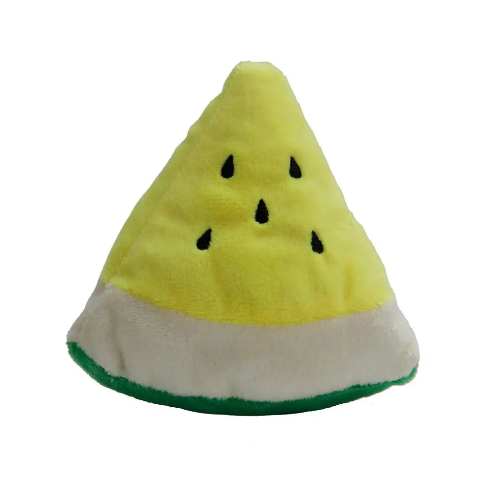 Pet Funny Dog Teeth Hamburger Puppy Chew Sound Novelty Stuffed Plush Toys French Fries Teething Squeaky
