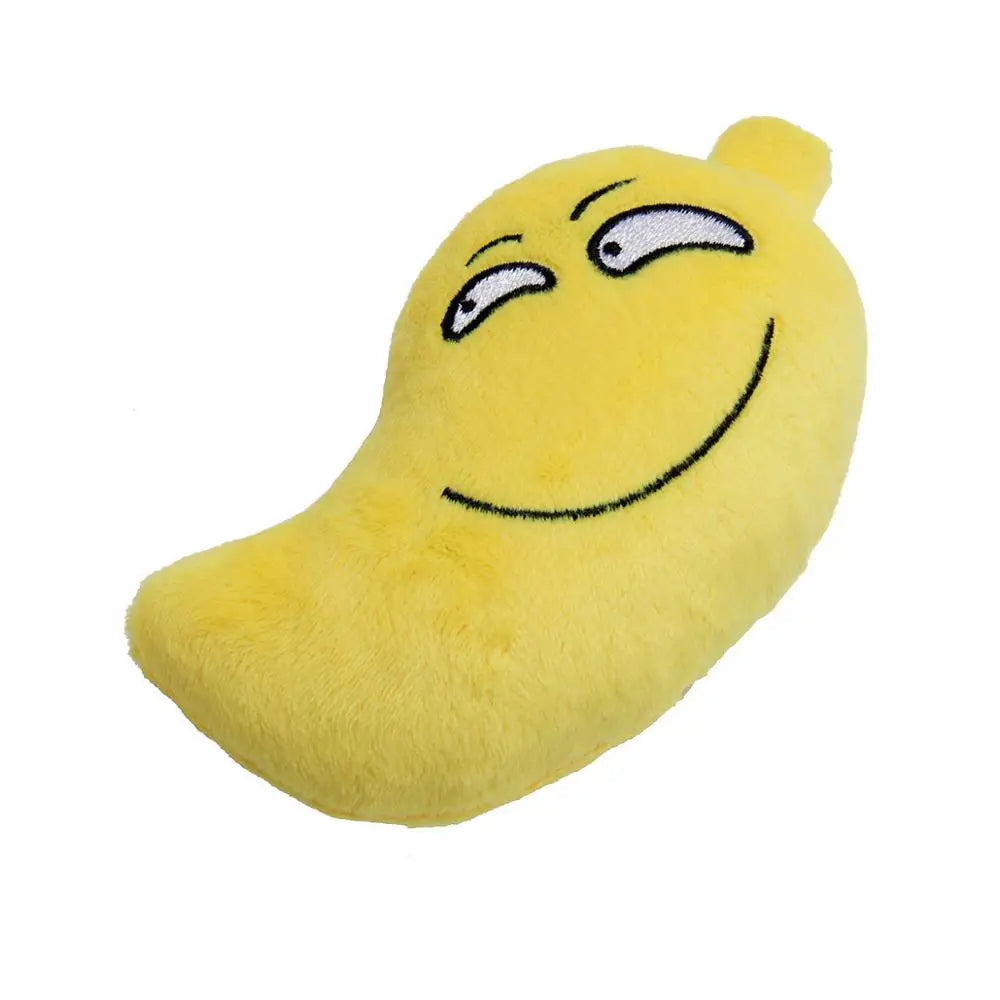 Pet Funny Dog Teeth Hamburger Puppy Chew Sound Novelty Stuffed Plush Toys French Fries Teething Squeaky