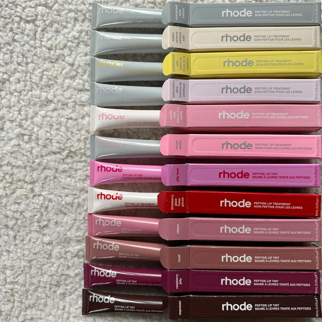 Rhode 27 Color Lip Glosses Plump Moisturizing Lip Glaze Essence Gel Oil Long Lasting Nourishing Lipstick Makeup For Women Girls
