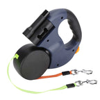 Automatic Retractable Pet Leash – Dual-Head Lead with LED Light for Dogs & Cats