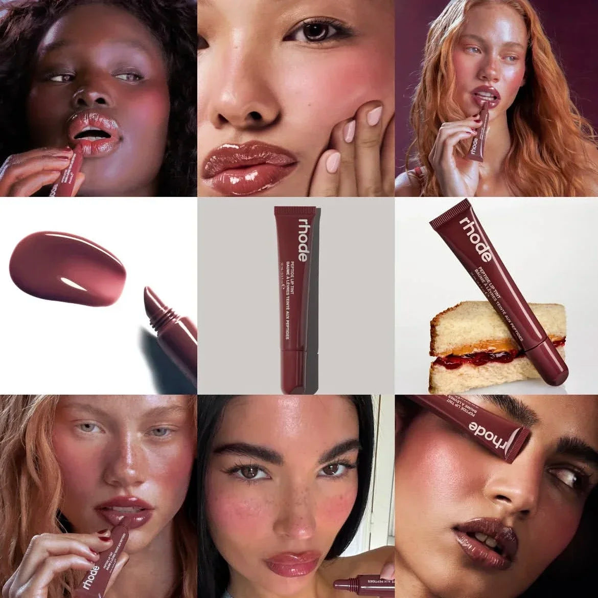 Rhode 27 Color Lip Glosses Plump Moisturizing Lip Glaze Essence Gel Oil Long Lasting Nourishing Lipstick Makeup For Women Girls