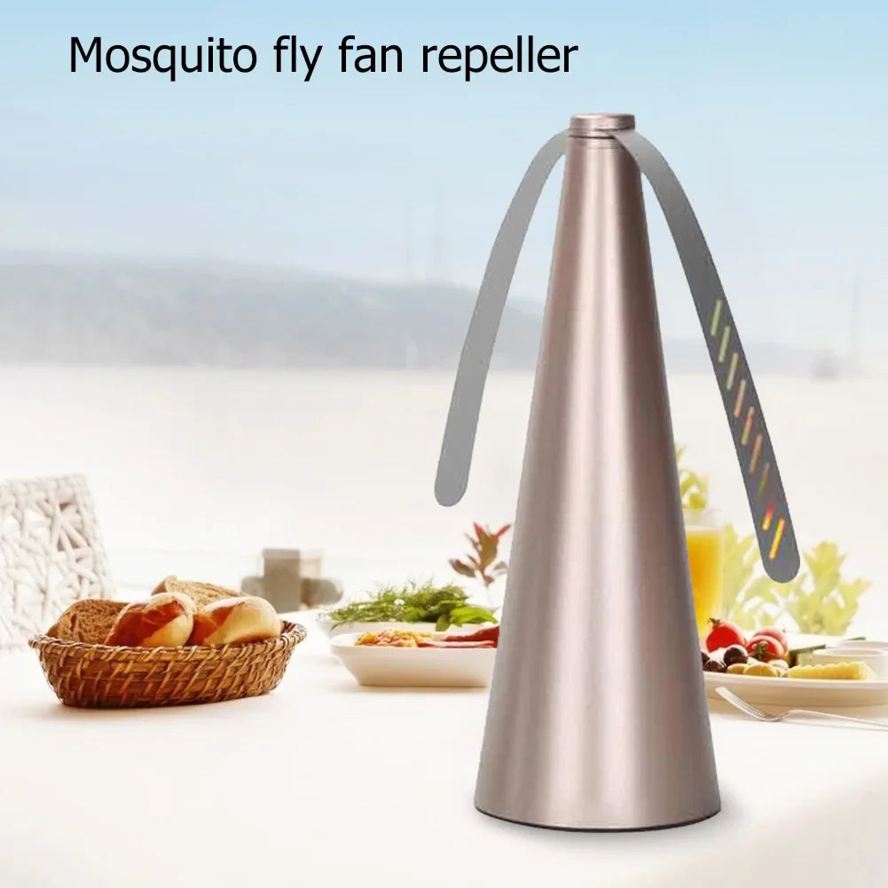 Fly Repellent Table Fan – Portable Insect Repeller with USB or Battery Power for Outdoor Camping & Picnic