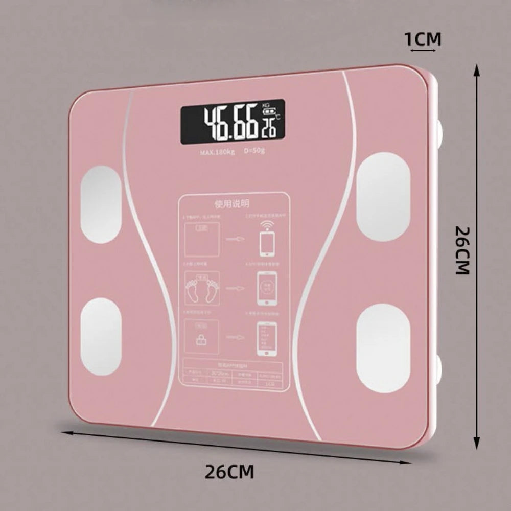 Professional Electronic Body Fat Scale Smarts Bluetooth Weight Loss Monitor Precision Digital Healths Fitness Balance Analyzer