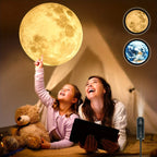 USB LED Projection Lamp – Moon & Earth Night Light for Laptop, Wall, Ceiling, Wedding & Room Decor