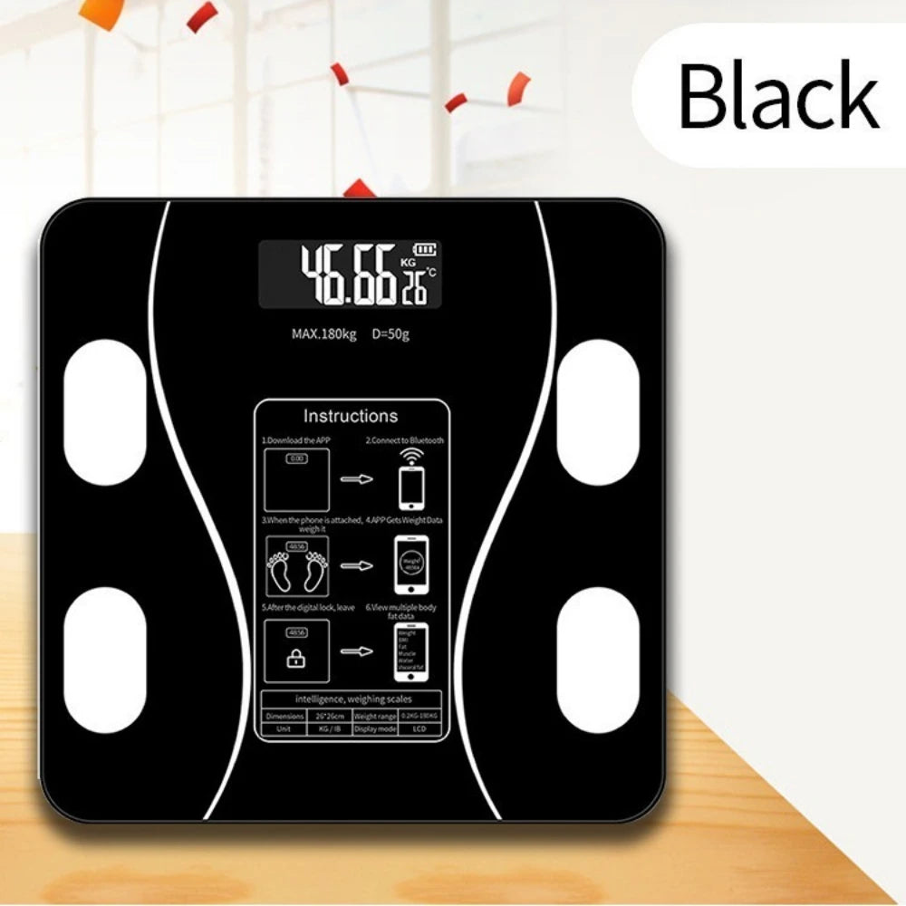 Professional Electronic Body Fat Scale Smarts Bluetooth Weight Loss Monitor Precision Digital Healths Fitness Balance Analyzer