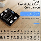 Professional Body Fat Scale – Smart Bluetooth Digital Weight & Fitness Analyzer for Health Tracking