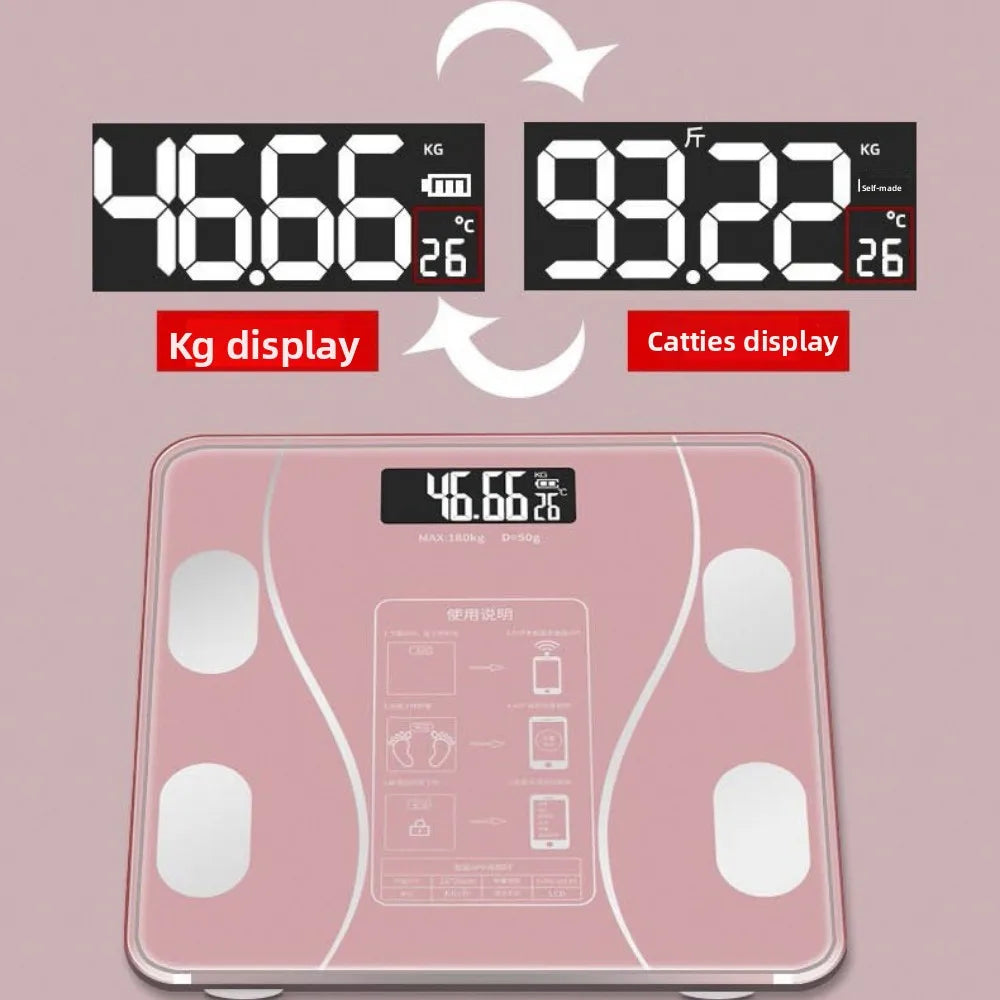 Professional Electronic Body Fat Scale Smarts Bluetooth Weight Loss Monitor Precision Digital Healths Fitness Balance Analyzer