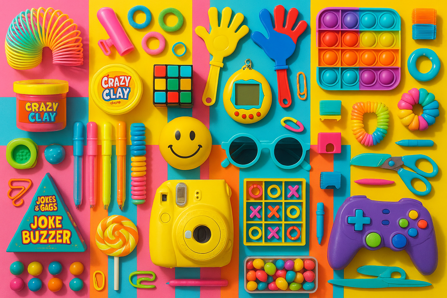 Variety of fun products